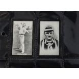 Cigarette Cards, Smith's, Champions of Sport (blue back), 2 cricket subjects, Lockwood & A.C.