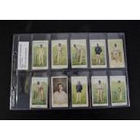 Cigarette Cards, Cricket, Will's (Australia), Australian Club Cricketers, blue back, brown frameline