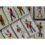 Cigarette Cards, Military, Players, two sets Regimental Uniforms A Series (Blue back) and 2nd Series