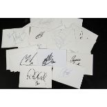 Autographs, approximately one hundred and thirty individually signed postcards mainly of footballers