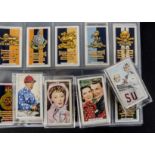 Cigarette Cards, Gallaher's complete sets, Army Badges, Famous Jockeys (blue print), Shots from