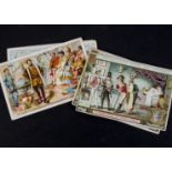 Liebig Cards, Famous People, Christopher Columbus I (F195), The Illness of Pierrot (F326),