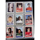 Trade Cards, A & BC Gum, complete set, Footballers including unmarked checklist (Yellow Back 1-