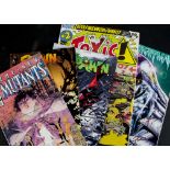 Comics DC mix, a selection of mostly DC type comics including Toxic, X-Force, X-Factor, Marshal Law,