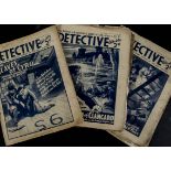 Comics, Detective Weekly, approx 140 magazines from 1933/34/35, featuring Sexton Blake, rust to