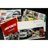 Motoring, a interesting collection of vintage Commercial vehicle dealer brochures inc, Austin Mini