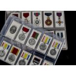 Cigarette Cards, Military Medals, Players, to sets comprising of Decorations & Medals and War