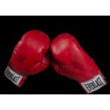 Muhammad Ali, a pair of Everlast boxing gloves both with clear signatures that have been scrutinised