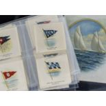 Foreign Cigarette Silks, Yachting, Imperial Tobacco Company, Canada, complete set of Yacht