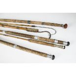 Angling Equipment, a vintage Haynes of Cork, 15' , 4 pce, greenheart salmon rod ( two tips),