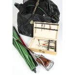 Angling Equipment, a good selection of accessories including, Keep net, Landing nets, Rod holdall,