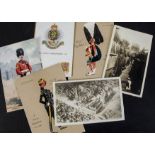 Postcards Album, a collection of approx 200 cards with a Military theme, some early 1900 and later