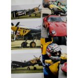 Motor racing, a large and extensive collection of several thousand colour photographs in 26