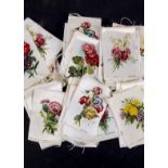 Cigarette Silks, Flowers, Imperial Tobacco of Canada, Garden Flowers, approx 70 silks depicting