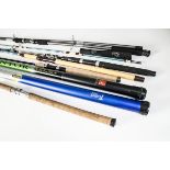 Angling Equipment, a good selection of Specialist and Sea rods, approx 12, some with slips,