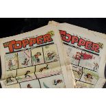 Comics, Topper, a large collection of approx 200 issues from 1972/3/4/5 generally good.