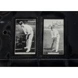 Cigarette Cards, Smith's, Champions of Sport (blue back), 2 cricket subjects, Victor Trumper &