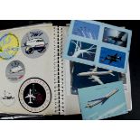 Postcards Aviation, a modern album of 200 cards from 1960's to modern together with an album of