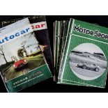Motoring Magazines. a collection of approx 50 Motor Sport magazines from the late 1950's together