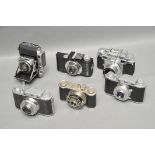 A Selection of Various Cameras, including Wirgin Exida, Officine Galileo Condor I and more, all in