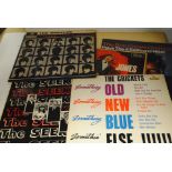 Albums, sixty plus of various genre years and conditions including Beatles, Troggs, Beach Boys and