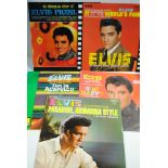 Elvis, twenty six French release LPs on the orange RCA label including Loving You and King Creole