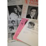Elvis, fanzines dating from 1980s, seventy plus East London, The Elvis Followers, Malta and Always