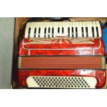 Accordian, Gaudini in good condition in hard case.