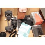 Accessory Items, Linhof Angle finder, Nikon bellows assorted DDS and more