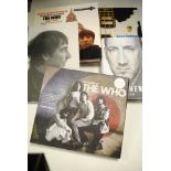 The Who, five hard backs including a Keith Moon limited edition and Treasures of The Who