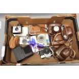 A Selection of Various Cameras, including Canon Dial 35, Polaroid SX-70 and more (a lot)