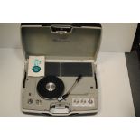 Record player/radio, Pye Cambridge portable brief case that plays 33, 45, 78 speeds plus tuner,