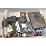 A Selection of Various Accessories, including Weston Euro-Master, extension tubes, Minolta