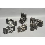 A Selection of Various Cameras, including Ansco Vest Pocket No.2, Foth Derby and more (5)