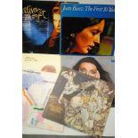 Female Artists, fifty plus albums with a few 12" singles of various years and conditions including