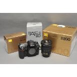 A Nikon D200 Digital SLR Camera, with Nikkor AF-S ED G f/4 12-24mm lens and MB-D200 battery grip,