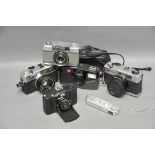 A Selection of Various Cameras, including Leica Mini Zoom, Olympus 35RD, Minox 35GL and others (a