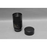 A Leitz Elmarit-R f/2.8 180mm Lens, black, serial no. 2498833