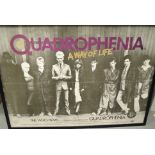 Quadrophenia Print, framed promotional print for the film 'Quadrophenia, A way of Life' 38" X 28",