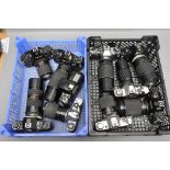 A Quantity of Various SLR Cameras, including Canon A-1, Pentax MG, Nikon EM and more (2 boxes)