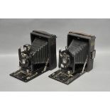 Two Demaria Freres Caleb Plate Cameras, both with Manar f/6.8 135mm lenses (2)