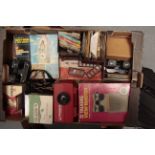 Viewmaster Items, several viewers, a projector with a good quantity of reels