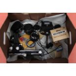A Good Selection of Various Nikon Accessories, incluing bellows, lens hoods and more (a lot)