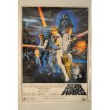 Star Wars Posters, six laminated promotional posters together with seven copies of film posters