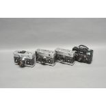 Four Rollei 35mm Compact Cameras, including 35SE, 35SE and two 35, one with incomplete lens (4)