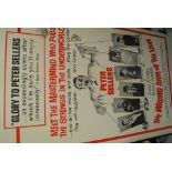 Peter Sellers, USA one sheet poster for the 1963 film' The Wrong Arm of the Law' 27" X 41" approx on