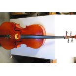 Cello, Student Musima, Made in Germany in good condition with bow and soft case