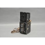 A Rolleiflex Original Standard TLR Camera, with Carl Zeiss Jena Tessar f/3.8 75mm lens