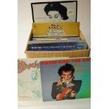 Albums, over ninety of various genre, years and conditions including Tubeway Army, Ian Dury and