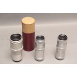 Triotar Lenses, three variants of the f/4 135mm lenses